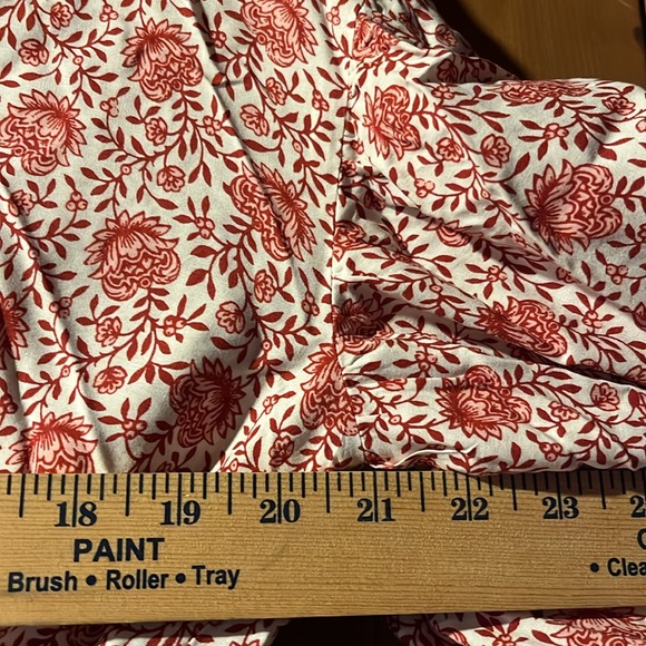 MAX STUDIO Boho Ballon Sleeve Blouse Size Large - Picture 8 of 9